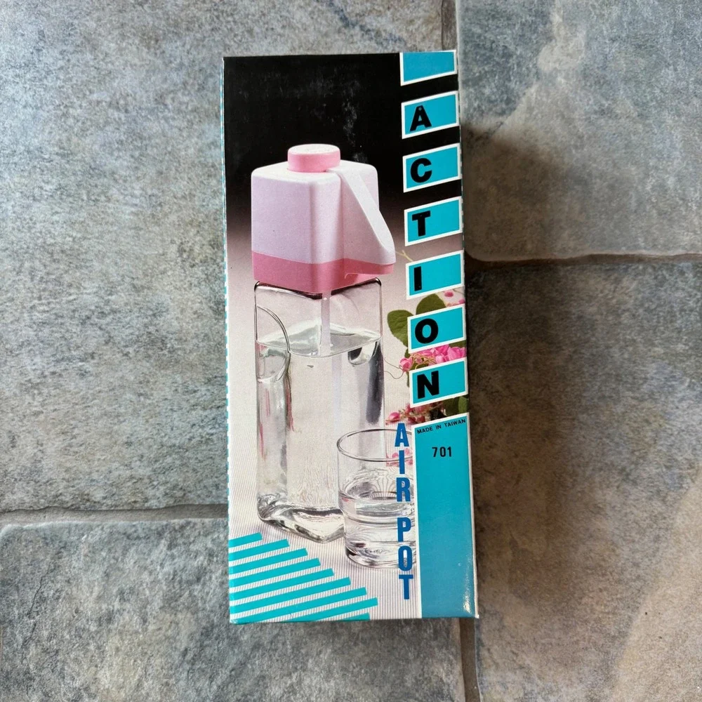 Mid Century Action Air Pot 701 Beverage Dispenser 0.9L 30oz Vintage‎ Glass New